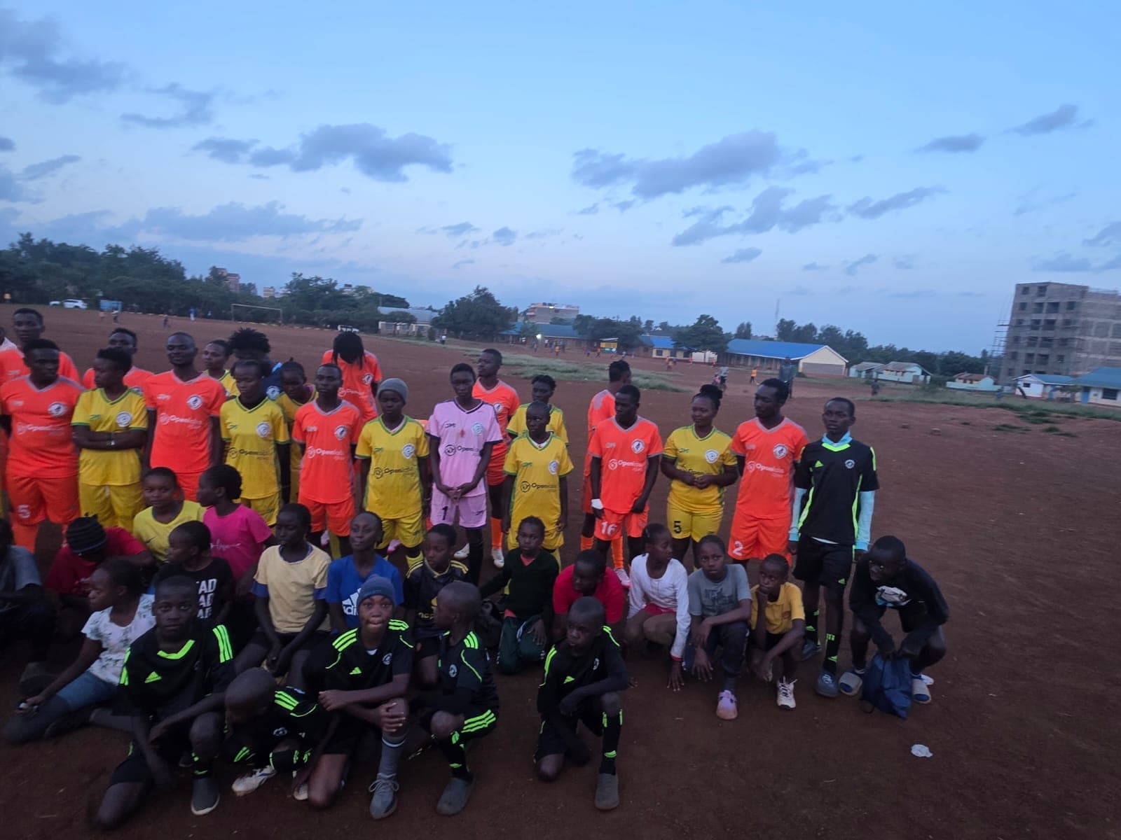 Community team photo after a field activity